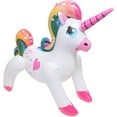thumbnail image 5 of Large Colorful Blow-up Rainbow Unicorns (24 Inches) (12 Pack), 5 of 9