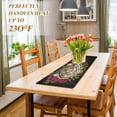thumbnail image 3 of FREEAMG Tiger Embroidery Design Pot Holders Durability Trivets for Hot Pots and Pans Waterproof Flower Table Runner Versatility Trivet Mats Table Mats, 3 of 7
