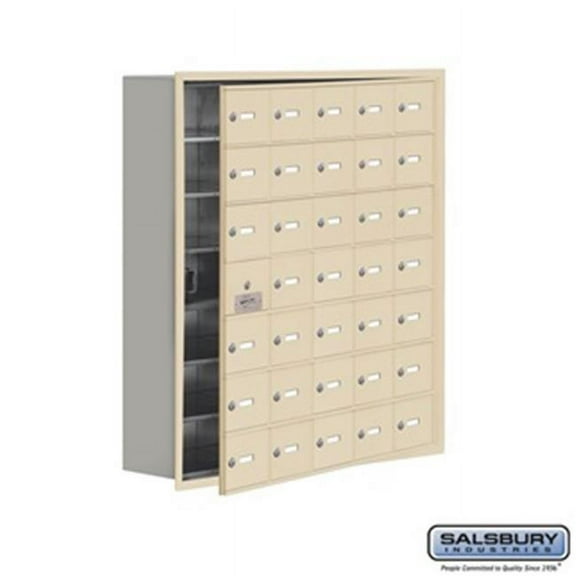 SalsburyIndustries Cell Phone Storage Locker With Front Access Panel - Sandstone