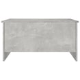 thumbnail image 2 of vidaXL Coffee Table Concrete Grey 80x55.5x41.5 cm Engineered Wood, 2 of 5