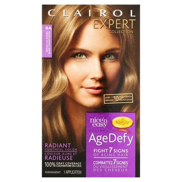Clairol Age Defy Expert Collection Permanent Hair Color, Medium Ash