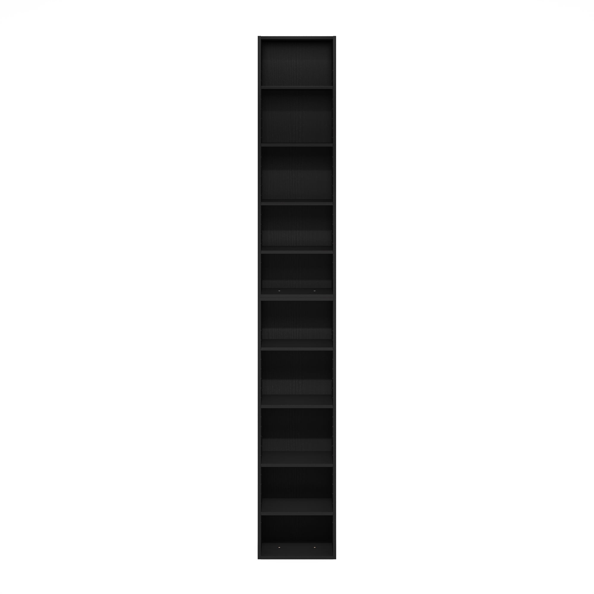 Furinno Pasir 10-Tier Open Shelf Bookcase, Blackwood