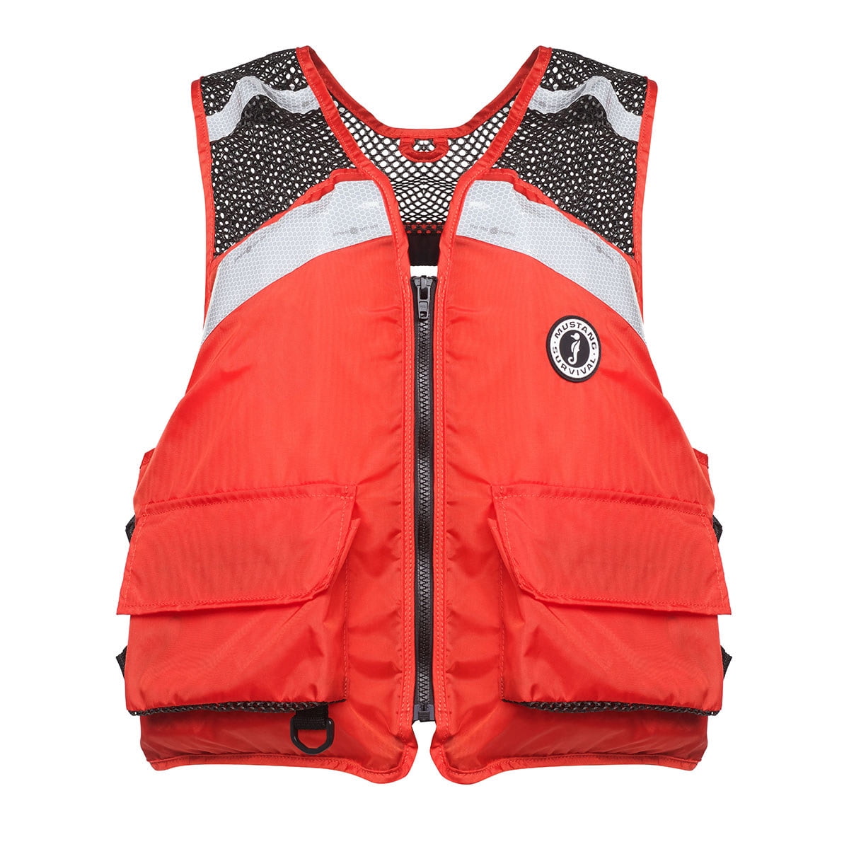 Mustang Industrial Mesh Life Jacket, Orange