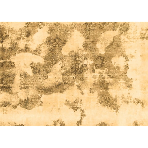 Ahgly Company Indoor Rectangle Abstract Brown Modern Area Rugs, 5' x 8'