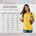 thumbnail image 5 of SHIBEVER Summer Short Sleeve T Shirts for Women Casual Loose Side Split Tunic Tops Comfortable Crew Neck Tops, 5 of 8