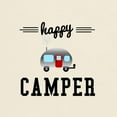 thumbnail image 3 of CafePress - Happy Camper Light T Shirt - Light T-Shirt - CP, 3 of 4