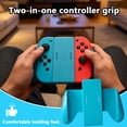 thumbnail image 5 of Comfort Grip for Switch, Joy-Con Controller Game Accessories Handheld Joystick Remote Control Holder, Blue, 5 of 7