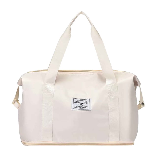 Fiudx Bolsa de Viaje, Versátil Bandolera de Nailon de Gran Capacidad, Diseño Multicompartimental Eficiente, Práctico Bolsillo con Separación para Artículos Húmedos y Secos, Esencial para Viajes Corto