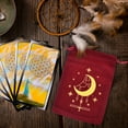 thumbnail image 3 of Modern Flannel Drawstring Pouch for Tarot Card Storage and Organizing Divination Accessories with Universal Home Textile Design, 3 of 3