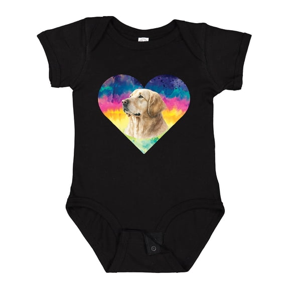 Inktastic Golden Retriever Dog Retro Girls Baby Bodysuit