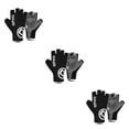 thumbnail image 4 of Soidarity 1 par de medio guantes de cuero PU con pantalla táctil, accesorios para trotar, mitones de ciclismo, equipo deportivo, suministros para Type1 NO1 Soidarity CBP489266, 4 of 6