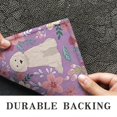 thumbnail image 6 of Goldendoodle Dog and Flower Floral Door Rugs,Washable Non Slip Door Mats Indoor,Decorative Door Mats,Entry Mat Indoor for Entrance,Bedroom,Kitchen,Bathroom,17"x30", 6 of 6