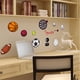 thumbnail image 1 of Houderco Stickers Para Pared Con Arte Deportivo Para Decorar , Y Dormitorio Fácilmente, 1 of 7