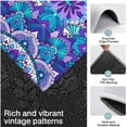thumbnail image 3 of Purple Ethnic Mandala Pattern Kitchen Rugs Sets Of 3,Kitchen Runner Rugs Non Skid Washable,Decorative Kitchen Floor Mats for Kitchen,Sink,Laundry,17"x30"+ 17"x47" + 17"x59", 3 of 6