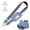 Light blue, variant on CEORPER Light weight Waist Bag Bottle Holder Adjustable Belt Bag Running Bum Bag
