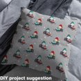thumbnail image 2 of Homewish Antarctica Animals Fabric by the Yard 3 Yard,Kawaii Penguin Sewing Fabric,Blue Gray Red Room Decor Fabric by the Yard For Girls Boys,Ultra Soft Home Decor, 2 of 6