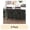 Espresso/Black, variant on Merrick Lane 24" Antique Oak Classic Wooden Ladderback Swivel Counter Height Stool with Black Faux Leather Padded Seat and Integrated Footrest