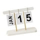 thumbnail image 1 of Calendario De Escritorio Con Tapa De Pie, Calendario De Escritorio Perpetuo Elegante Y Duradero, Reutilizable Para Oficina Y Hogar, 1 of 7