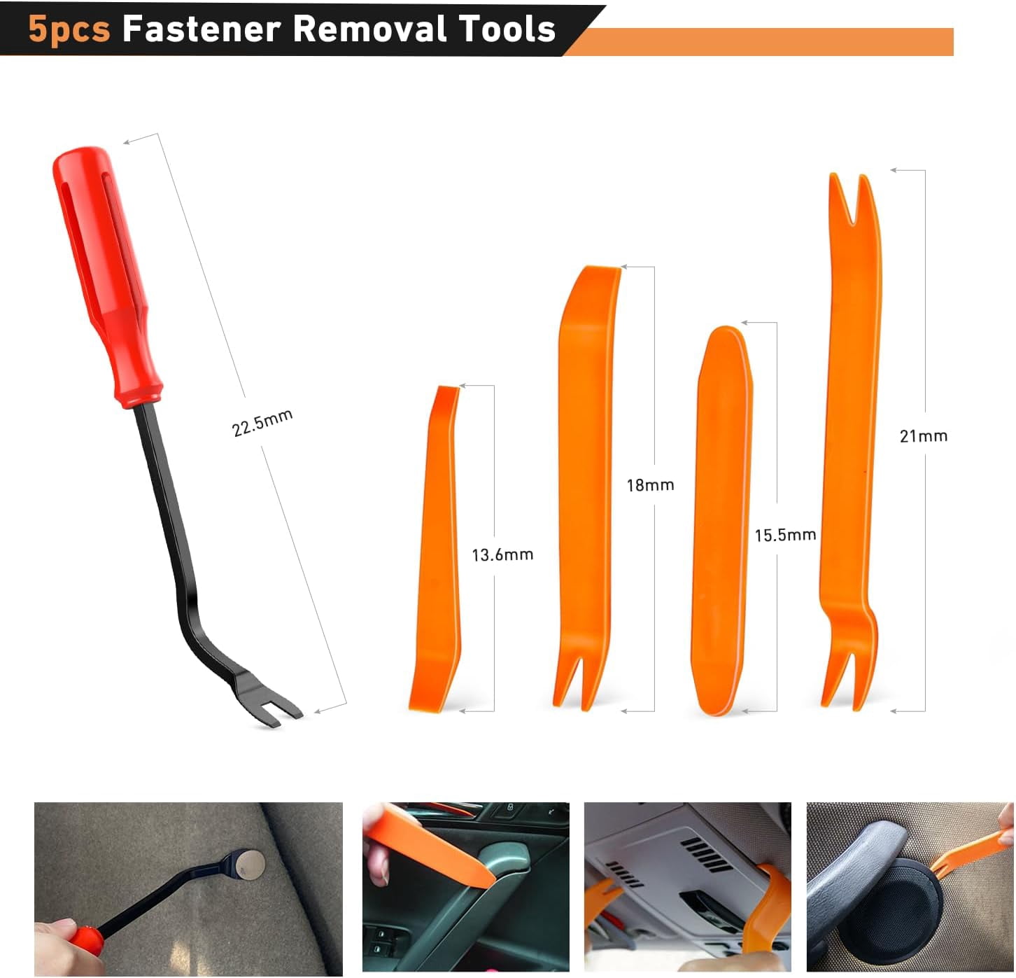 GOOACC 1390Pcs Car Door Panel Clips Auto Fasteners Assortment 26 Most Popular Sizes Automotive Push Pin Rivets Set Bumper Trim Body Clips for GM Ford Honda Chrysler Mazda