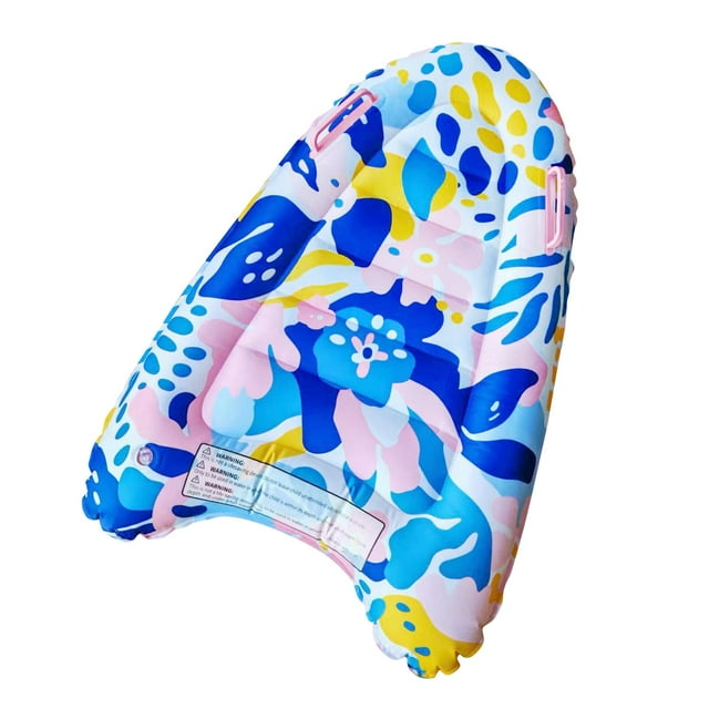 Almencla Inflatable Surfboard Inflatable Water Float for Children Water Entertainment Pink