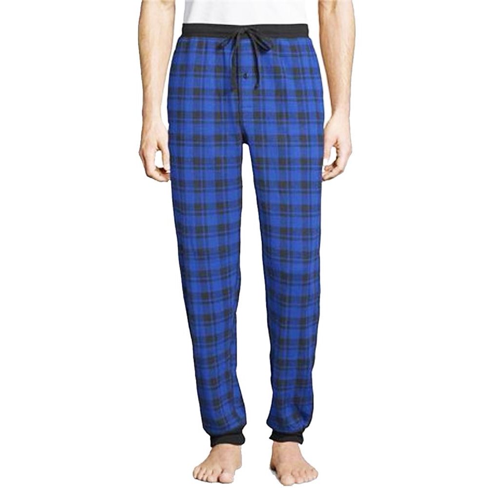 Hanes - Hanes Mens Waffle Knit Jogger Sleep Lounge Pajama Pant Cotton ...