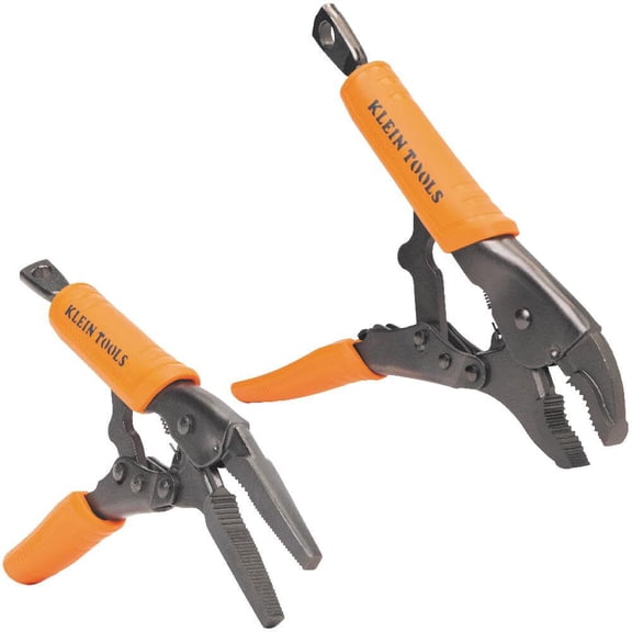 Klein Tools Curved And Long Nose Pliers, 2 Pc