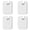 White*4, variant on Picture Hangers, Adhesive Picture Wall Hangers Without Nails, Wall Mount Picture Frame Hangers – 4 PCS, Plastic Photo Frame Hooks For Room Decor, Home Drywall Photo Frames, Artwork, Poster Display