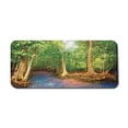 thumbnail image 1 of Rainforest Computer Mouse Pad, Roots of Mangrove Trees Turquoise Creek Nature Wildlife Themed Print, Rectangle Non-Slip Rubber Mousepad X-Large, 35" x 15" Gaming Size, Green Brown, by Ambesonne, 1 of 2