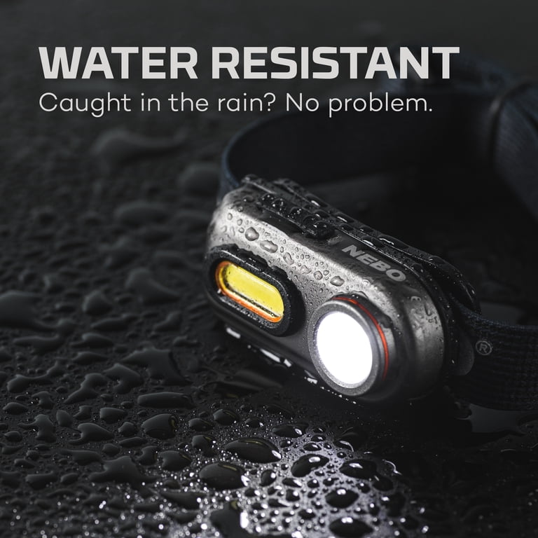 NEBO Einstein MYCRO-Foco Frontale Ricaricabile 400 LM – Torcia LED Compatta E Leggera – Unisex – Resistente All'Acqua - 3