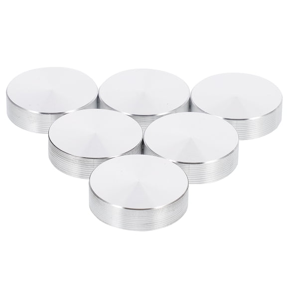 Amosfun 6-Piece Heavy Duty Aluminum Alloy Furniture Hardware Discs Set, and Easy to Install for Home Improvement