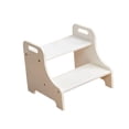 thumbnail image 1 of simhoa Wood Step Stool Furniture Portable Two Step Stool for Adults Kitchen Nursery White, 1 of 8
