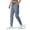 Blue, variant on Womens Athletic Pants Yoga Joggers for Women Workout Track Travel Lounge Pants with Pockets