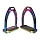 thumbnail image 5 of 2 piezas de estribos para silla de montar, sólidos y brillantes, suministros ecuestres para entrenamiento de adultos Multicolor, 5 of 8