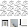 thumbnail image 2 of 30 Pcs Clips de Retenue en Verre Clips de Verre pour Porte d'Armoire Clips de Retenue en Verre pour Porte d'Armoire Pinces pour Miroir Clips de Verre pour Miroir, 2 of 8