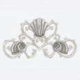 thumbnail image 3 of Authentic Hotel and Spa  Turkish Cotton Shells Embroidered White 4-piece Hand Towel Set, 3 of 3