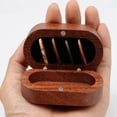 thumbnail image 5 of Guitar Pick Holder Set With 4 Wooden Pick Natural Keepsake Wood Guitar Pick Display Case Mini Guitar Storage Box, 5 of 5