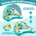 thumbnail image 5 of Livhil Pool Floats for Adults- XL Inflatable Pool Floats with Canopy, Pool Chair Lounge Float, 5 of 7