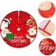 thumbnail image 4 of Falda de árbol de Navidad con estampado de Papá Noel, copos de nieve, decoración inferior de árbol de Navidad, decoración de Feliz Navidad, adornos de fiesta en casa, 4 of 4