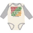 thumbnail image 3 of Inktastic Honoring the Past and Creating the Future Black History Boys or Girls Long Sleeve Baby Bodysuit, 3 of 5