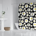 thumbnail image 2 of Waterproof Cute Daisy Shower Curtain 72x72 Inch Boho Style Polyester Unique Shower Curtain for Bathroom Hotel Home Decor with 12 Plastic Hooks, 2 of 5