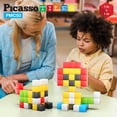 thumbnail image 2 of Cubo de rompecabezas magnético Picasso Cubes Kids Pixel de 2,54 cm con libro de ideas, 2 of 8