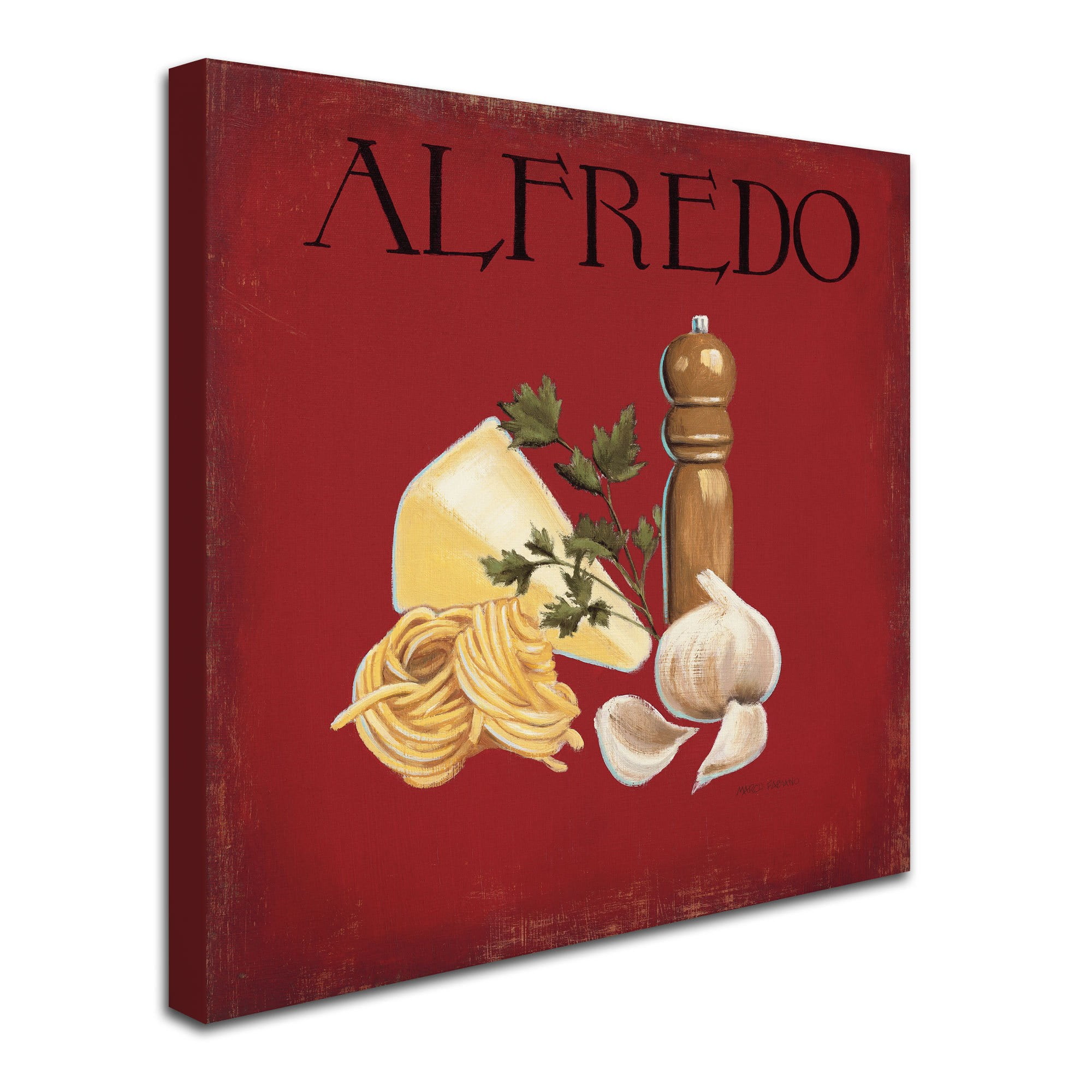 Trademark Fine Art "Italian Cuisine III" Canvas Art by Marco Fabiano