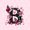 Pink B, variant on Erosebridal Floral Monogrammed H Twin Quilt Set, Pink Damask Twin Coverlet Set, 2-Piece