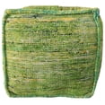 thumbnail image 3 of Wendy Pouf Upholstered in Green Fabric, 3 of 3