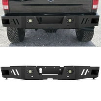 Kojem Rear Step Bumper Back Steel Bumper Body Guard w/ Fog Light For 2010-2021 Ram 2500 3500 Heavy Duty Pickup