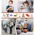 thumbnail image 3 of DolliBu Owl Stuffed Animal with Basketball Plush - Soft Huggable Owl, Adorable Playtime Owl Plush Toy, Cute Wildlife Bird Gift, Basketball Plush Doll Animal Toy for Kids and Adults - 8.5 Inches, 3 of 6