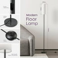 thumbnail image 3 of RGB Floor Lamp for Living Room, 67.7" Tall LED Standing Lamp, 3 Color Temperature Dimmable Modern Bedroom Floor Lamp Remote & APP Control, 3 of 8