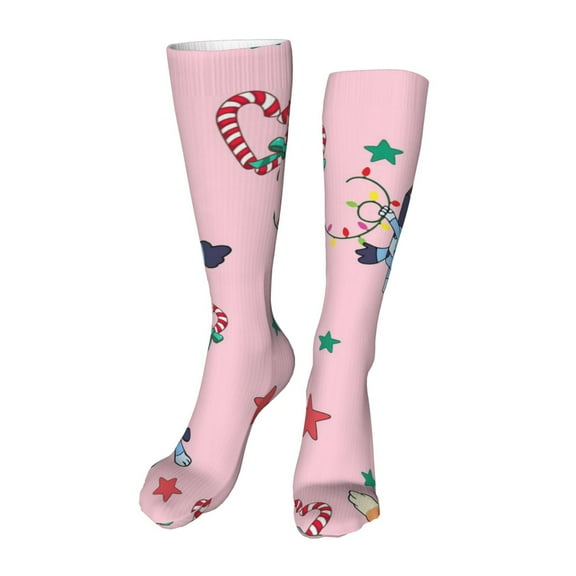 Saiise Bluey Funny Socks Men Women Boys Kids Adults Novelty Graphic 20in stockings Crazy Design Casual Dress Socks for Sports,Running,Travel