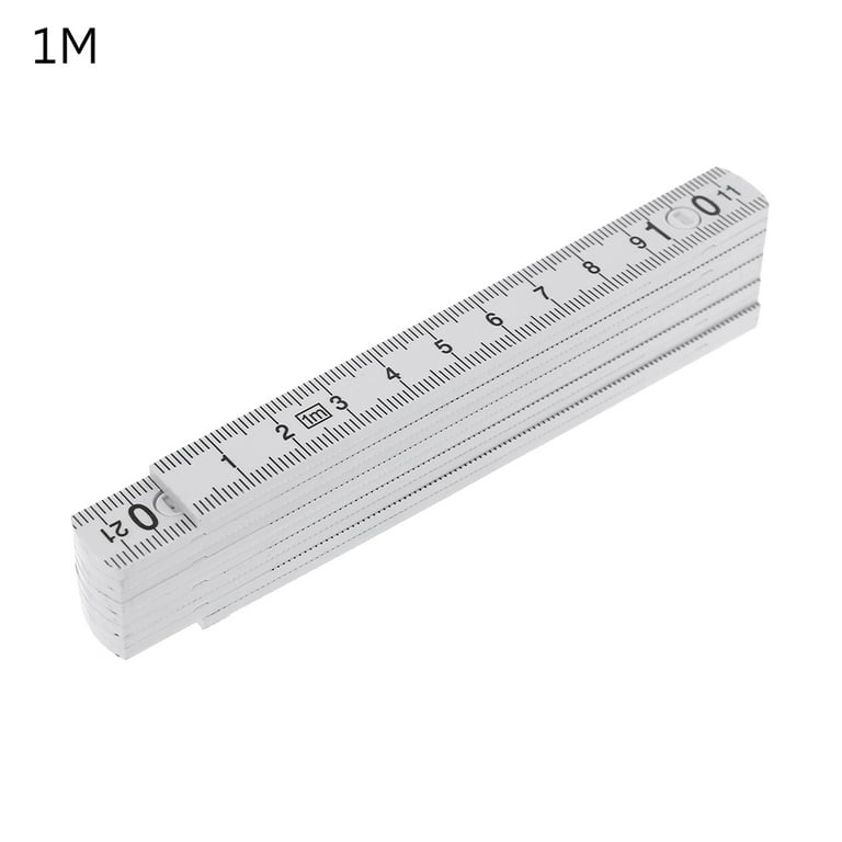 Terbold Folding Ruler, Wood, 6ft 2m (Pack of 2) - Inches and Centimeters