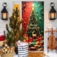 thumbnail image 5 of Herunwer Elastic Christmas Front Door Cover, Holiday Door Banner for Photography Background, Xmas Party Photo Booth and Home Decor, 5 of 6
